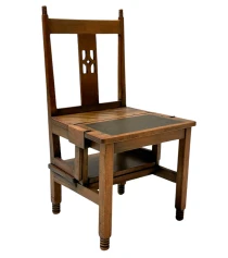 Jac. van den Bosch 't Binnenhuis Art Deco Library Chair or Library Steps, 1916
